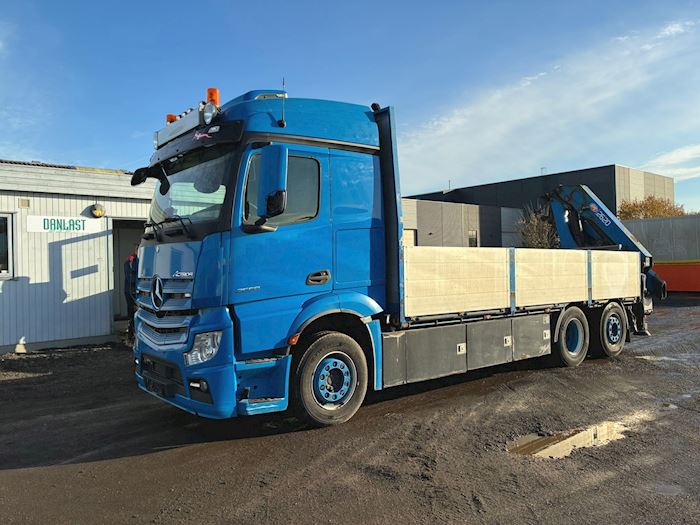 Billede 2 - Mercedes-Benz 2558 HMF 2620 Kran + fast lad