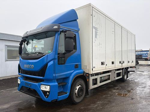 Iveco 160E21 Åbenbar side CNG, Fast kasse
