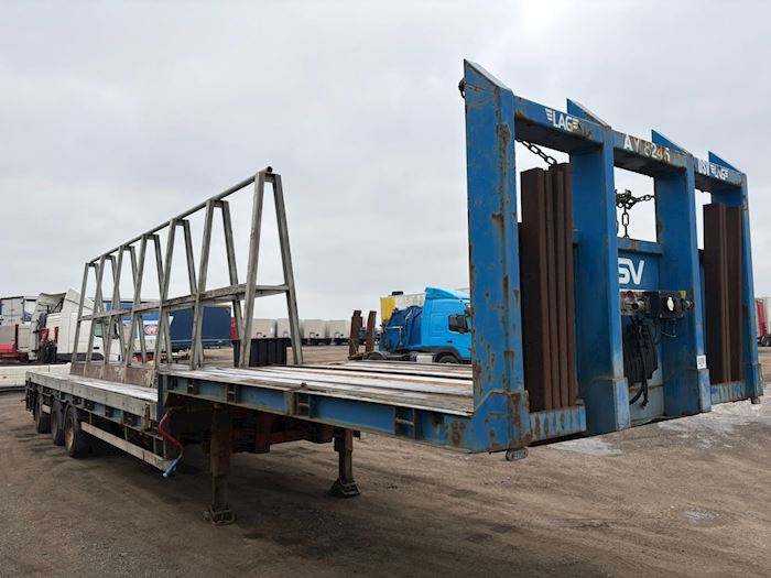 Billede 2 - L A G 3aks reoltrailer m/ 4500mm Udtrækkelig