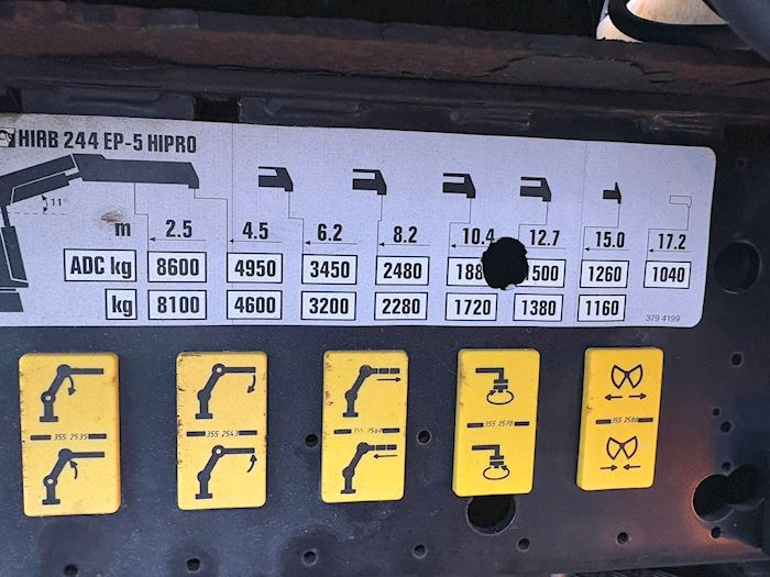 Billede 7 - Scania R490 HIAB 244 Crane Kran Hejs/kran